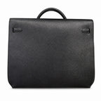 kelly Depeche 36cm Epsom leather 89 Noir black top handcrafted! Counter quality!