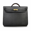 kelly Depeche 36cm Epsom leather 89 Noir black top handcrafted! Counter quality!